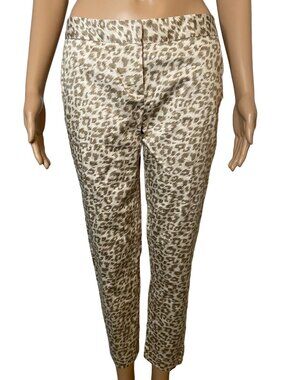 Amanda & Chelsea Contemporary Fit Low-Rise Pant Leopard Size 2